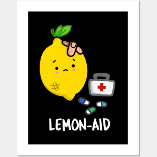 Lemon Aid Cute Lemon Pun Posters and Art